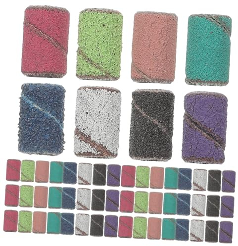 Gatuida Bandas de Lijado para Uñas de Grano Fino en Caja, Accesorios Portátiles para Taladro de Uñas, Ideales para Salones Profesionales y Uso en Casa Color Aleatorio