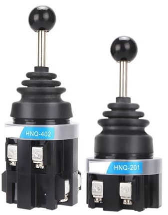 AUBEST Industrial Joystick, 30mm Master Monolever Toggle Joystick, Rocker Cross Switches 2 4 Way Position Self Locking Latching Reset Momentary HNQ(2Way Self Locking)