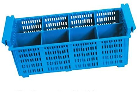 Lacor - 69208 - Cesta 8 Compartimentos Cubiertos - Azul