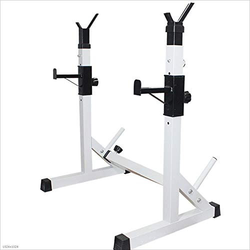 Hantelbänke Squat Rack Bankdrücken Herren Fitness Langhantel Rack Multifunktionsregal Einstellbare Halterung Home Indoor-Fitnessstudio Krafttrainingsstand Regale