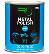 GUBOSA Metal Polish + Paño Microfibra - Restaurador y abrillantador Metales Profesional - Pulimento Limpiametales - Manchas de Óxido, Limpiador de Cromados, Reparador Micro Arañazos 1000ml