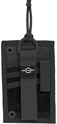 Pentagon ID Card Holder Schwarz