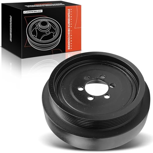 Frankberg Riemenscheibe Kurbelwelle | Kompatibel mit 6er Cabriolet E64, 1er Cabriolet E88, Z4 R.o.a.d.s.t.e.r E89, 3er Touring E91, X1 E84, 3er E90