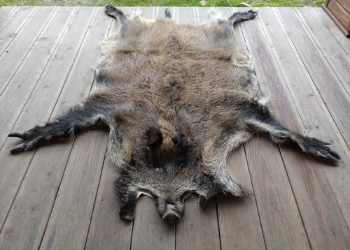 Alfombra de pelo de jabalí, piel de jabalí, grande