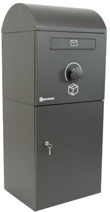 Parcelsafe L Anthracite - Boîtes à Colis - Garantie de 5 Ans - Boîte à Colis et boîte aux Lettres - Contre Le vol de Vos Colis - Très Robuste - pour Tous Les Colis