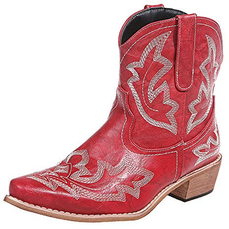 Natale offerte Stivali Bambina Stivali Donna Cowboy Stivali Neve Donna Stivali Pioggia Donna Bassi Cowgirl Stivali Alti con Tacco A Spillo Stivaletti Estivi Stivali da