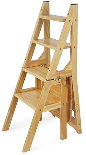 Portable Folding Dual Purpose Ladder Chair Stool for Household and Outdoor Use Multifunctional Stepladder and Stairway Chair
