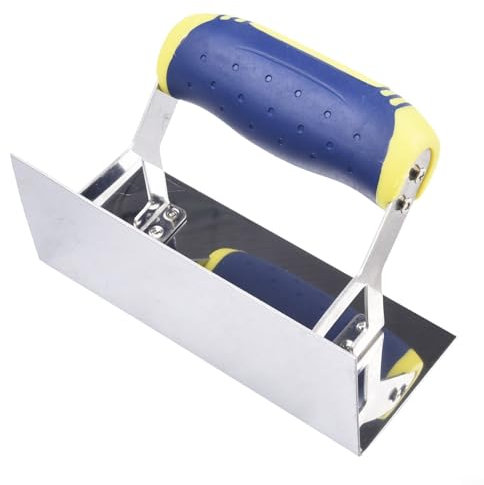 Betonwerkzeuge Edelstahl Beton Hand Fugenwerkzeug Set für Gips, Zement Finishing mit ergonomischem Griff (c)