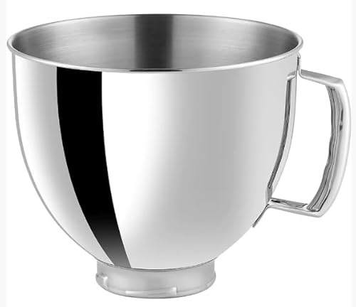 Bol mélangeur en acier inoxydable pour mixeur de 4,5 à 5 quart - Bol mélangeur de rechange pour blender de la série Artisan - Bol en acier inoxydable avec poignée - Passe au lave-vaisselle