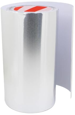 VTMTZVLVAD Cinta adhesiva de aluminio 100/200 mm ancho, aislante térmico ignífugo, resistente a altas temperaturas joyous(100mmX20mX0.1mm)