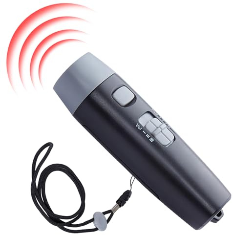 Silbato electrónico, 3 y 3 de Alto Volumen, silbatos de Mano con cordón, Silbato de Seguridad Alimentado por Pilas para Entrenadores, árbitros, Profesores, Deportes de fútbol