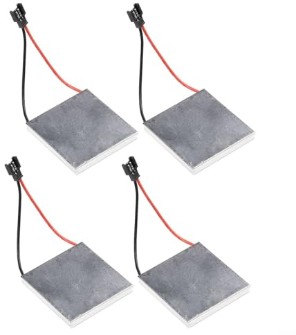 Fireplace Fan Motor Generator Sheet Thermoelectric Power Generator Replacement Parts for Stove Burner Fireplace Fan Accessories(4pcs)