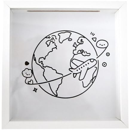 Baoblaze Cornice per Scatola portaoggetti, Regalo premuroso, Versatile e Robusta, Biglietti, Cornice per francobolli, Biglietti di Nozze, 20 Cm X 20 Cm X 4.5
