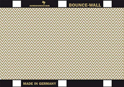Bounce-Wall Reflektor Zebra Silber Gold