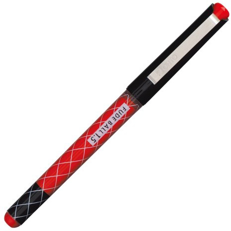 オート Auto CFR-150FB Aka/10P Water-Based Ballpoint Pen, Brush Ball, Box of 10, Red
