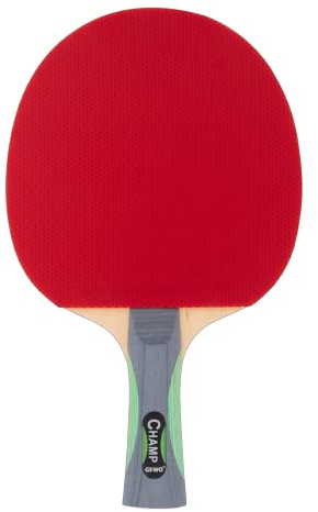 GEWO Racchetta da ping pong Champ – Racchetta da ping pong per principianti con alto controllo e caratteristiche di rotazione avanzate, racchetta da ping pong per giocatori amatoriali, rivestimento