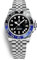 Pagani Design Herrenuhr Automatik Mechanische Uhr GMT Dual-Zeitzone Armbanduhren Edelstahl Zweifarbige Keramiklünette 100M Wasserdicht PD-1662 (5 Schwarz Blau)