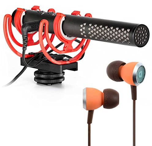 Rode Videomic NTG kameravideomikrofon + Audiofly In-Ear hörlurar