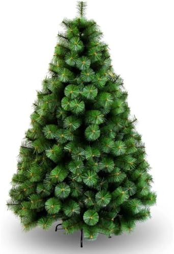 KROWN - Árbol de Navidad Artificial, Material PVC Aguja de Pino, Hogar Decoración para Navidad, con Soporte de Metálico, Fácil Montaje (240 cm)