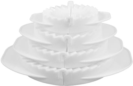 Amosfun 4pcs Dumpling Mold Dumpling Maker Tools Press Wrappers Dough Roller Machine Gyoza