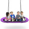 Maxmass 60 inch/150cm Kids Nest Swing, 150kg Weight Capacity Children Tree Swing Seat with Adjustable Hanging Ropes, Indoor Outdoor Platform Swing Chair for Porch Garden Backyard Park (Purple)