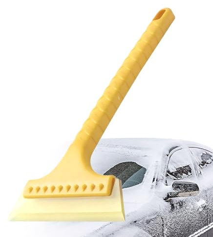 Raschietto per ghiaccio per auto | Raschietto per ghiaccio ampio Parabre,Pulitore per vetri automobilistico con spatola | per l inverno all'aperto sulla finestra balcone patio e per campeggio