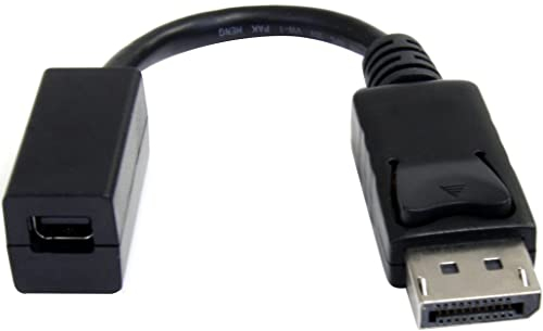 StarTech.com Cavo Adattatore da DisplayPort a Mini DisplayPort da 15 cm, Video UHD 4K x 2K, Cavo Convertitore da DP Maschio a Mini DP Femmina, Cavo di Prolunga Monitor da DP a mDP 1.2 (DP2MDPMF6IN)