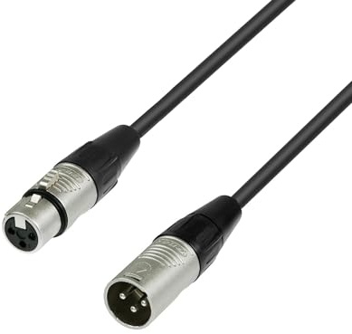 Adam Hall 4 Star Serie Rean DMX Kabel XLR männlich auf XLR weiblich (10 m)