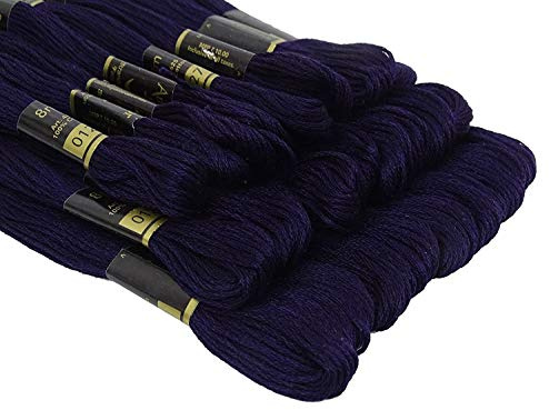 Anchor – Dunkelblau (0127) – Desi Hawker – Set aus Baumwolle, 6-lagig, Garnknäuel, Kreuzstich, Stickerei, Strickgarn