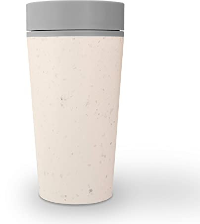 Circular&Co. - World's First Reusable Travel Mug Made from Recycled Coffee Cups, Dusk Grey (12oz)