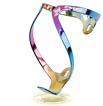 NGHSDO Bottle Cage Bike Water Bottle Holder Outdoor Sport Cycling Bike Squeeze MTB Road Bike Rainbow Drink Water Bottle Mount Cage Bike Bottle Holder (Color : A Rainbow)