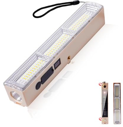 Eleganted Lampe de camping magnétique Lumière de tente extérieure 2000mAh USB Rechargeable Accessoires de camping Portable Baladeuse LED pour Garage Camping, l'éclairage de Travail, Pêche