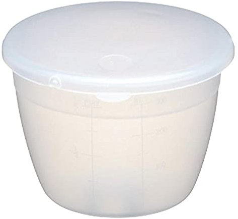 KitchenCraft Kunststoff-Puddingschale mit Deckel, klein, 275 ml (.5 Pint)