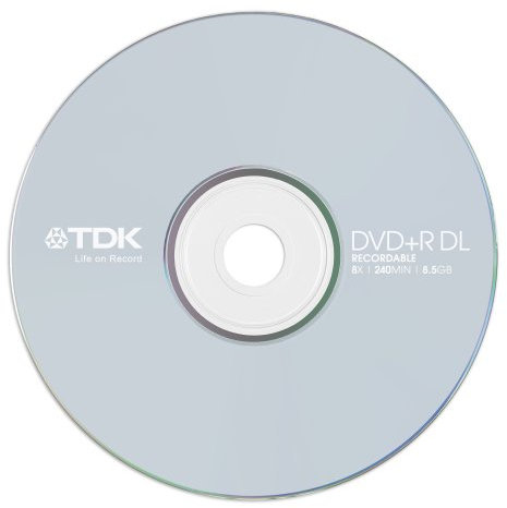 TDK DVD+R85DL8X10 DVD+R 8x Double Layer 10pk Jewel