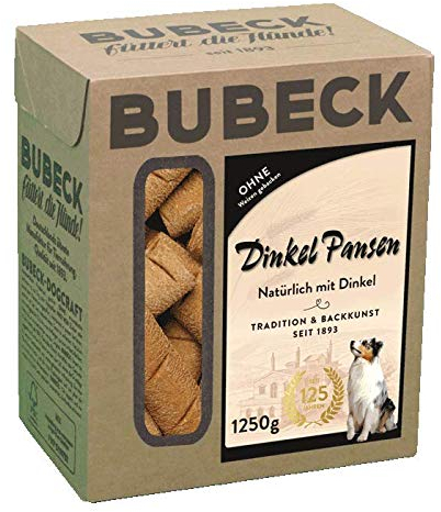 Hundeleckerlies mit Dinkel & Pansen von Bubeck zur Zahnpflege