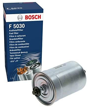 Bosch Filtro benzina F5030 - Separa le particelle dal carburante, protegge il sistema di iniezione