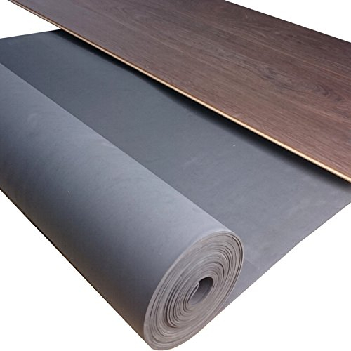 Isolation acoustique aux bruits d'impact uficell® Multisound pour parquets et sols stratifiés - amélioration des bruits d'impact environ 22 dB (2 mm d'épaisseur, 15 m² | 1 rouleau)