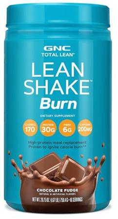 GNC Total Lean Lean Shake Burn - Chocolate Fudge (16 Servings)