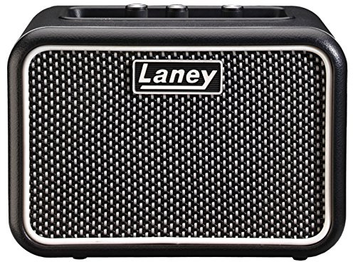 Laney MINI Series - Battery Powered Guitar Amplifier with Smartphone Interface - 3W - Supergroup Edition Schwarz