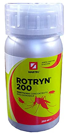 Simatec Rotryn - insetticida concentrato emulsionabile per zanzare, Mosche e blatte da 250ml