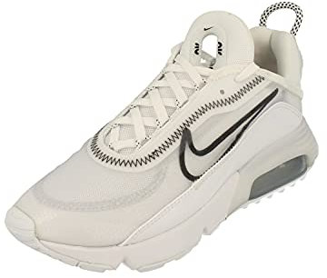 NIKE Aria Max, Scarpe da Ginnastica Donna, Bianco Nero Lupo Grigio, 38 EU