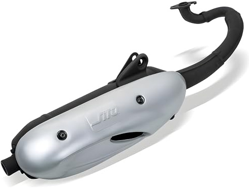 Impianto di scarico LeoVince sistema completo SITO, acciaio per Yamaha Jog R 50 AC/WHY 50 Kat AC