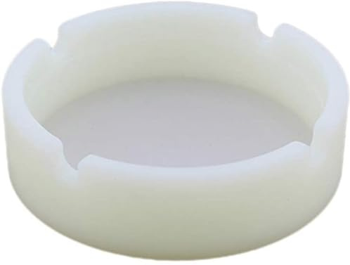 BWD Posacenere stampo in silicone Glow In The Dark White Forma Rotonda Portasigarette Portacenere tabacco Indoor Outdoor Pub Bar uso