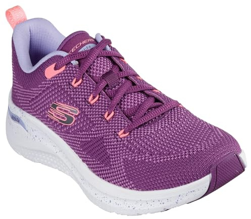 Skechers Arch Fit 2.0 Fast Paced- Tenis para Mujer, Purple, 37 EU