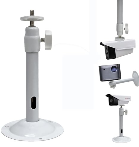 NVRTTRR Vertically Mounted Projector Bracket Wall-Mounted Universal Ceiling Wall Projector, 1/4 Screw, Camera Bracket mini（6.69in）