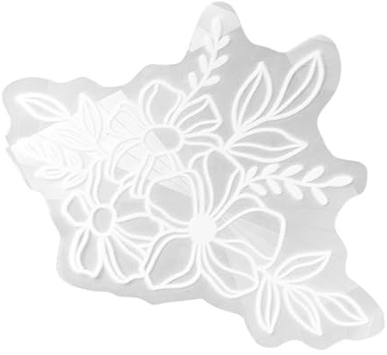 BESTOYARD Flower Glass Prism Sticker Adhesive Decorative Window Prism Film for Living Room and Home Decor