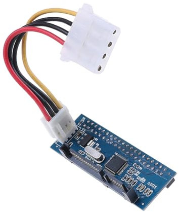 Losueeun IDE zu SATA Adapter HDD 3.5 IDE zu SATA Festplattenkonverter Blau PATA IDE 40Pin zu SATA 22Pin Festplattenanschluss