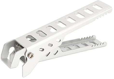 Plaque Chauffante Clips Clips Pinces, Porte-Plats à Bol Chaud en Métal pour Mobile Bols de Plaque Chauffante Panoute à Pizza avec Nourriture à Partir de Fryer Four à Micro-Ondes (Argent)
