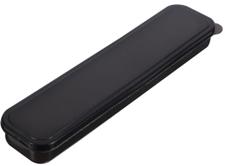 Amosfun Boîte À Couverts Portable Avec Couvercle Range-Couverts De Voyage Pour Fourchette Cuillère Et Baguettes Organisateur Compact Pour Bureau École Camping 9.65 X 2.28 X 1.18 in