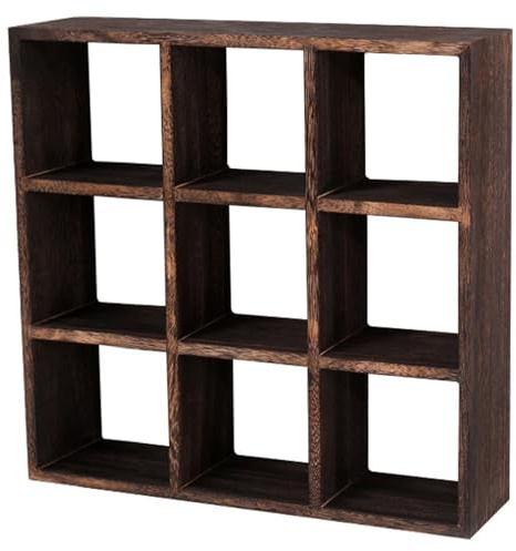Onxyrbyte Expositor de Tazas de Madera para Pared,Estante Organizador de Tazas de Té para Pared,Estante Flotante Multiranura para Tazas de Té,para Tazas de Té,Vasos de Chupito y Tazas de Café